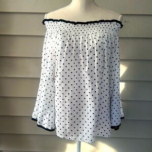 Boho top with poet 3/4 sleeves size XL